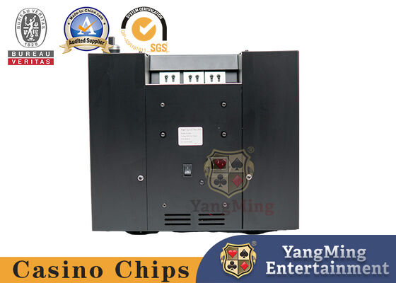 คุณภาพ Automatic สีดำเมทัลคาสิโนเล่นไพ่ Shredder Poker Cards เครื่องทิ้งใบอนุญาต โรงงาน