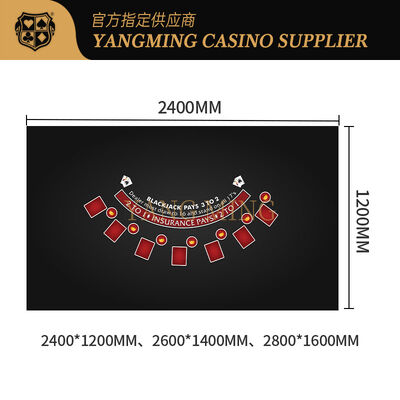 Personalized Blackjack Gaming Layout – Professional Casino Table Felt