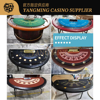 Quality Personalized Blackjack Gaming Layout – Professional Casino Table Felt factory