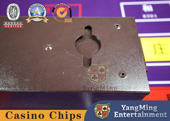 품질 소매와 포커 테이블 현금 홀더를 위한 잠금장치와 갬블링 포커 테이블 금속 카지노 돈 드롭 박스 공장