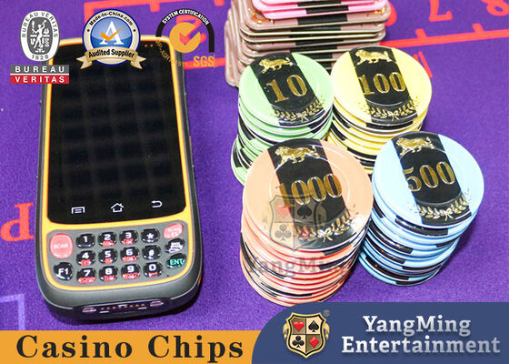 13.56MHz RFID Casino Chips Handheld Portable Terminal PDA Reading Writing Collector