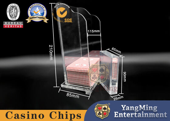 Quality Casino Poker Dedicated Stainless Steel Press Holder 8 Decks Playing Cards factory