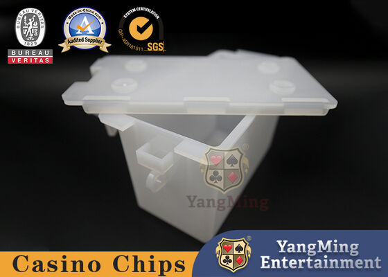 Kalite Tam Mat Kaplı Akrilik Hediye Kutusu Casino 8 Güverte Oyun Kartları Atma Tutucu fabrika