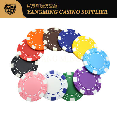 43mm Thermal Transfer Ceramic Poker Chips For Texas Hold'Em Game Invisible UV