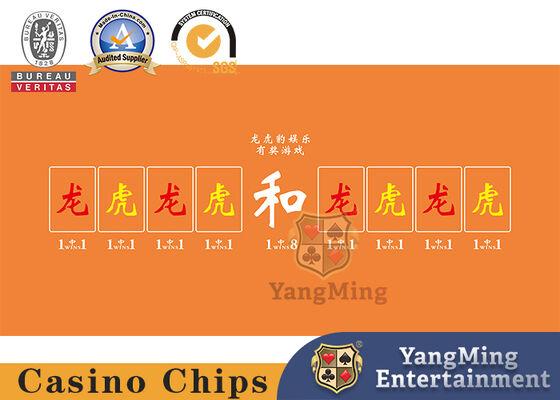 Quality State Poker Dragon Tiger Leopard Casino Table Layout  Waterproof Tablecloth factory