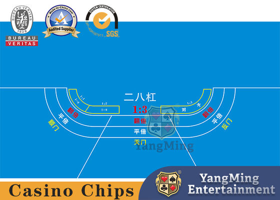 Two Eight Bars Push Cones Dice Poker Casino Game Layout