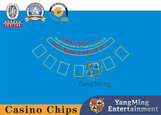 Quality Texas Holdem Poker Blackjack Black Jack High-end Waterproof And Flame-Retardant Professional Tablecloth factory