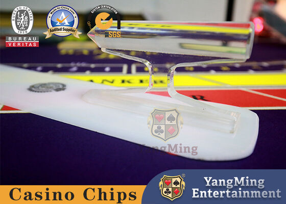 Jakość Wysokiej jakości akrylowy przezroczysty uchwyt Dozownik kart pasjansa Baccarat Poker Club Akcesoria do blatów Glina Plastik fabryka