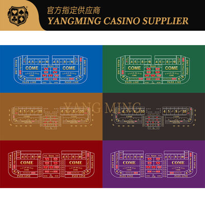Qualität Wasserdichte Casino-Tischdecke mit Si-Bao-Layout-Druck für professionelle Pokerspiele Fabrik