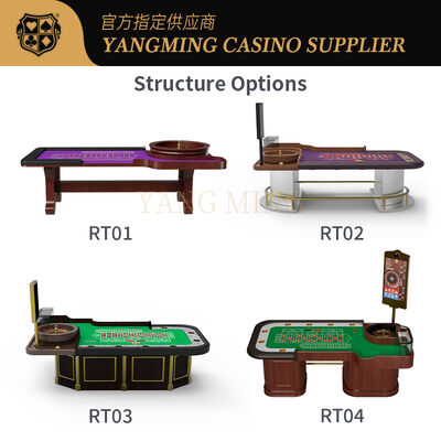Qualità Tavolo da Roulette da Casinò Personalizzato di Fabbrica per Giochi di Roulette Poker fabbrica