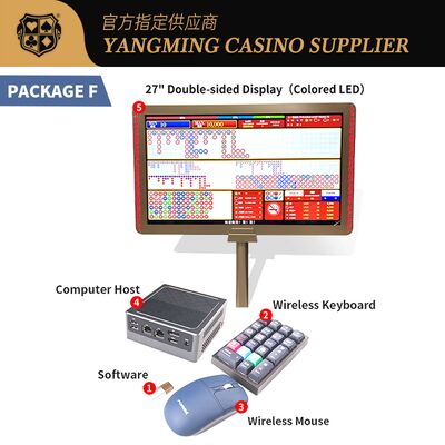 Qualité Système de logiciel de baccarat à écran dynamique récemment amélioré, jeu de table de poker, système autonome, logiciel usine