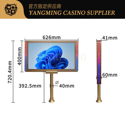 Quality Premium 27-Inch Dual-Sided Casino Gaming Display with Lights factory