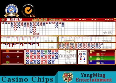 Casino Gambling Machine Baccarat Dragon Tiger Roulette Display Screen Of Poker Chips Games