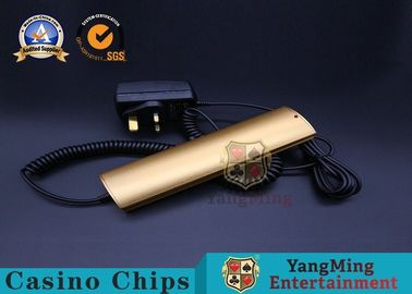 Promotion Germicidal Light Casino Chips UV Lamp Detector With Three Can / Standard Casino Counterfeit Money Detector