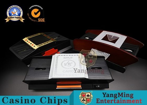 Jakość Zwykłe karty do gry w 2 talie Casino Poker Shuffler / Automatic Card Shuffler fabryka