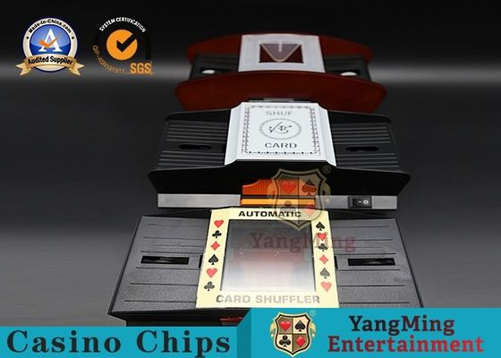 Jakość Zwykłe karty do gry w 2 talie Casino Poker Shuffler / Automatic Card Shuffler fabryka