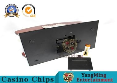 Regular Standard 1-2Deck Gambling Table Playing Cards Special Wooden Plastic Shuffler Card Dealer Machine