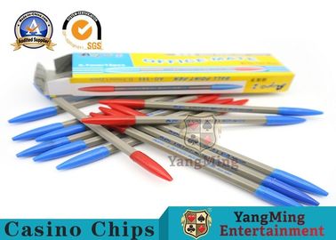 Baccarat Gambling System Roulette Texas Hold 'Em Casino Game Dedicated Red And Blue Two Color Record Pen