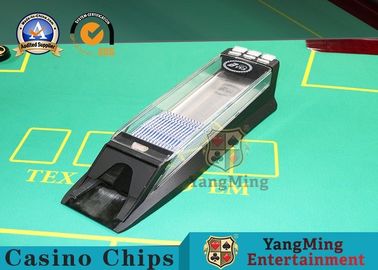 Automatic Metal Poker Card Shuffler And Playing Card Dealer Shoe With Baccarat System Display