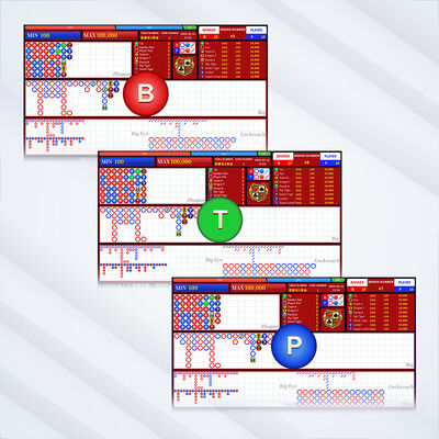 Quality Baccarat Software System V1 With Real-Time Game Display factory