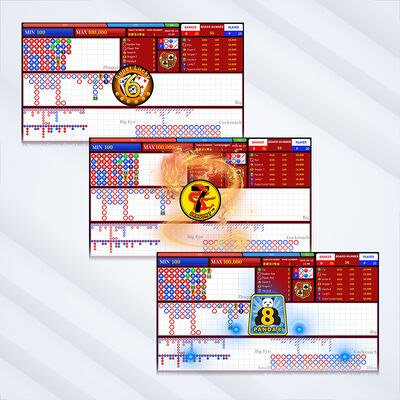 Quality Baccarat Software System V1 With Real-Time Game Display factory