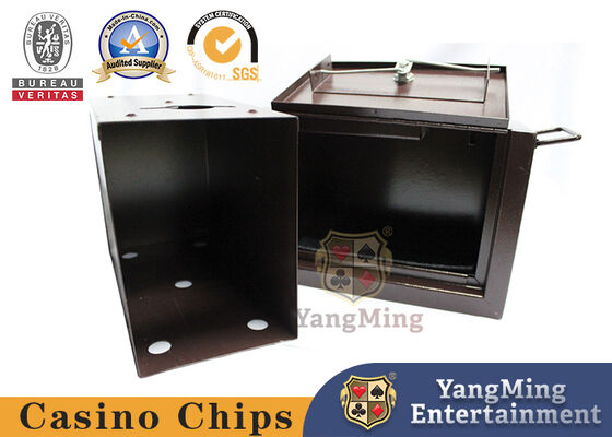 Quality Thick Metal Official Cash Tip Box Casino Drop Box With Two Safety Locks factory
