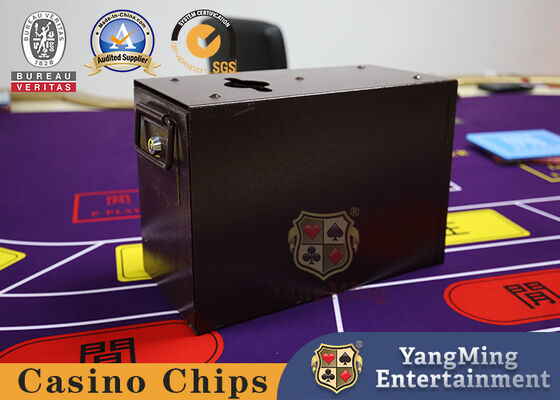 Quality Thick Metal Official Cash Tip Box Casino Drop Box With Two Safety Locks factory