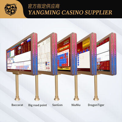 Quality Commercial Grade Double Sided LED Casino Desk Trend Screen factory
