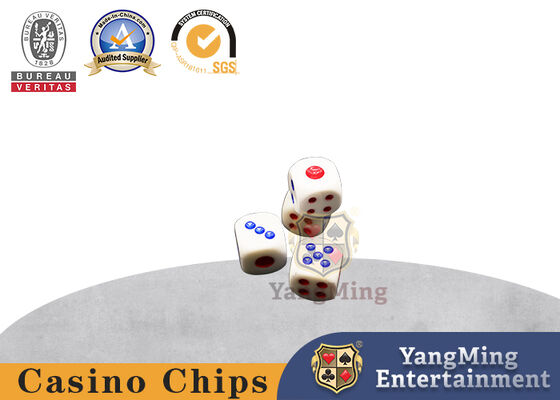 Quality Original Casino Game Accessories Plastic Dice 15mm Dimater 100pcs factory