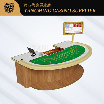 Quality Professional Half Round Poker Game Table for Casino, Durable & Easy to Operate factory