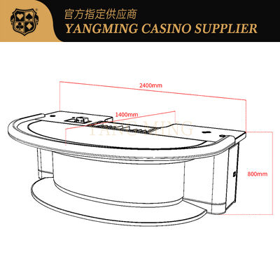 Quality Professional Casino Texas Hold'Em Poker Table with Premium Felt & Ergonomic Design factory