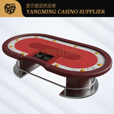 Quality High-End Texas Holdem Poker Table Durable Structure factory