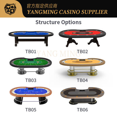 Quality Sturdy Ergonomic Customized Smart Multi Games Casino Poker Table factory