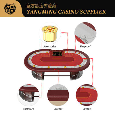 Quality Sturdy Ergonomic Customized Smart Multi Games Casino Poker Table factory