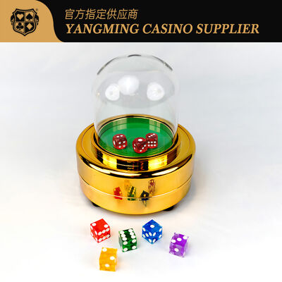 Quality Baccarat Sic Bo Dedicated Golden Pure Copper Bull Cow Dice Cup Metal Stainless Steel Dice Cup Sic Bo factory