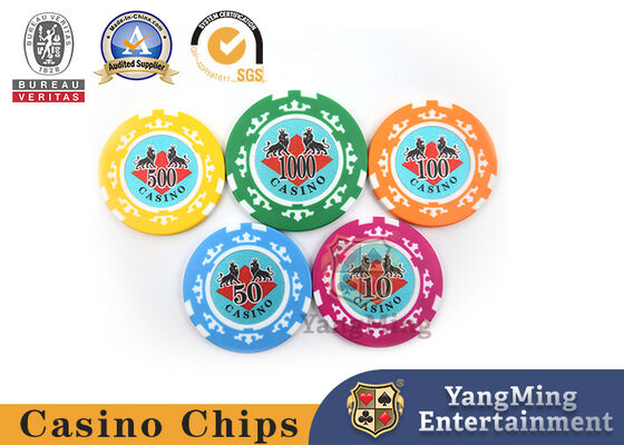 Quality Smooth RFID Poker Chips 14g Casino Grade Sand Surface Round Shape factory