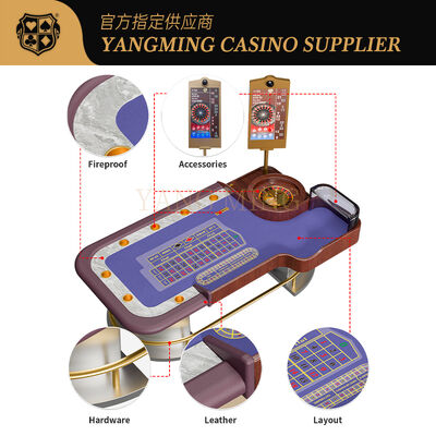 Quality  Luxury VIP Roulette Table For High-End Casino Gaming Table factory