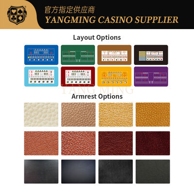 Quality Professional Standard Sicbo Poker Table For Casino-Grade Gaming Table factory