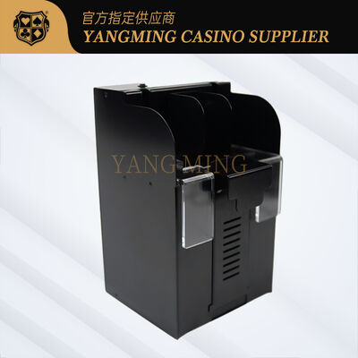Quality Casino Use Stainless Steel Automatic Poker Card Shuffler for Baccarat Gaming Tables factory