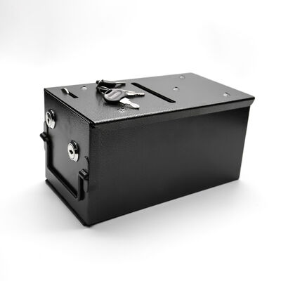 Chất lượng Casino Poker Table Cash Drop Box Thiết kế nhà máy Metal Lockable Cash Box Với khóa an ninh nhà máy
