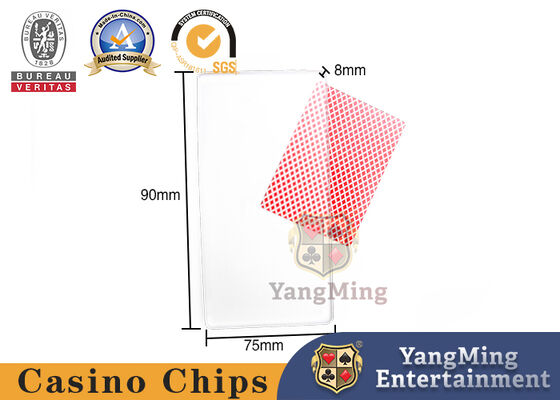 Quality Casino Poker Playing Cards Niuniu Games Cover Box Factory Design Customized Frosted Acrylic Brand factory