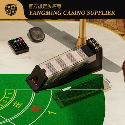 Quality Automatic Casino Card Shoe With Black Casino 1 - 8 Decks Customized Logo factory