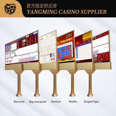 Quality 32 Inch Ultra Thin Dual-Sided LCD Baccarat Road Display | Professional Casino Table Roadmap Monitor factory