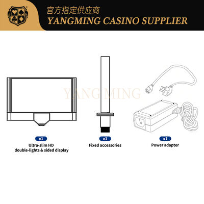 Quality 32 Inch Ultra Slim Double-Sided LED Display for Casino Baccarat Tables factory