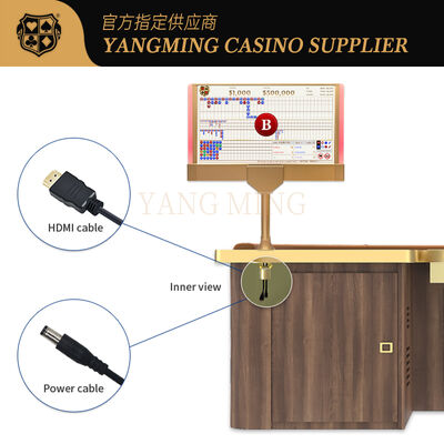 Quality 32 Inch Full HD Double-Sided Casino Table Display Screen with LED Light Strip factory