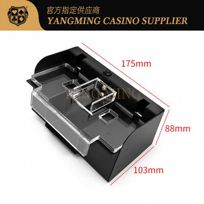 Quality Automatic 2 Deck Metal Poker Card Shuffler for Baccarat and Casino Gaming Tables factory