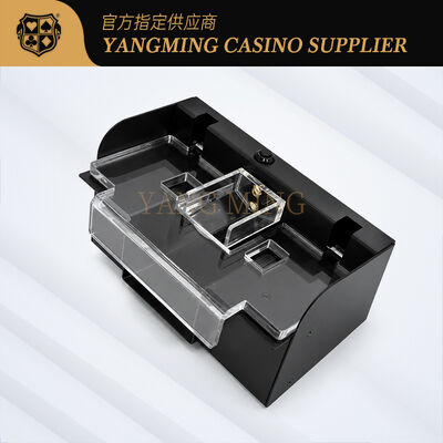 Quality Casino Grade Metal Automatic 2 Deck Card Shuffler with Acrylic Cover factory