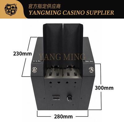 Quality Automatic Dual-Port Playing Card Shredder for Casino Poker Game factory
