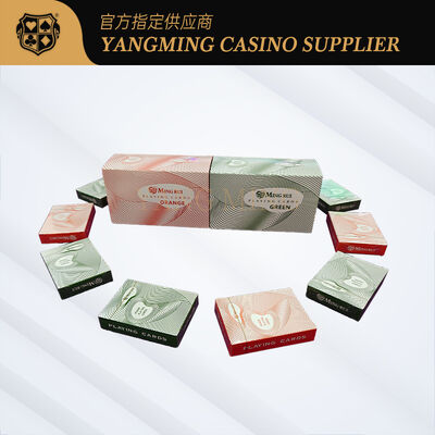Quality Professional 310g Domestic Black Core Waterproof Playing Cards for Baccarat Poker factory