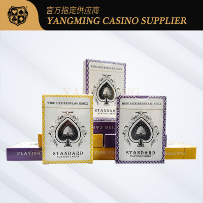 Quality Professional Casino Grade 310g Korea Black Core Playing Cards OEM Available factory